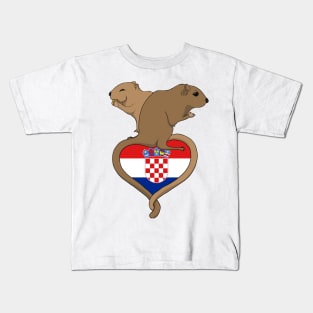 Gerbil Croatia (light) Kids T-Shirt